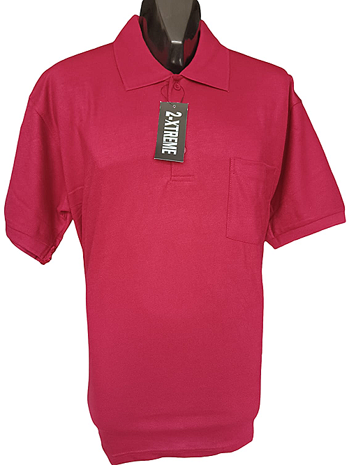 Plain Collared Golf Shirt - Adult Sizes - Aazies Cash and Carry