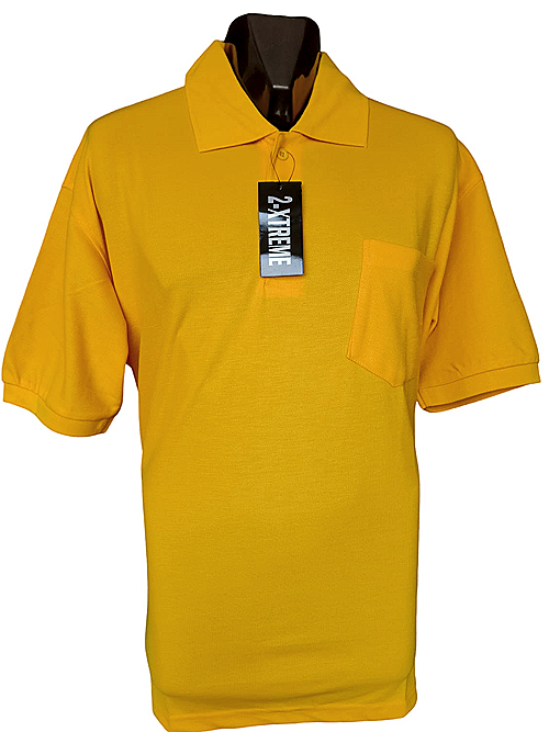 Plain Collared Golf Shirt - Adult Sizes - Aazies Cash and Carry