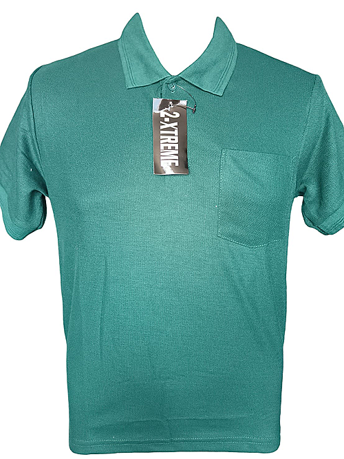 Plain Collared Golf Shirt - Kids Sizes - Aazies Cash and Carry