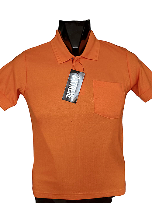 Plain Collared Golf Shirt - Kids Sizes - Aazies Cash and Carry