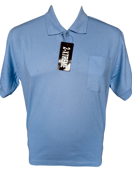 Plain Collared Golf Shirt - Kids Sizes - Aazies Cash and Carry