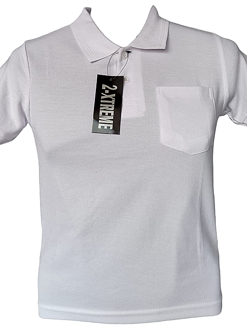 Plain Collared Golf Shirt - Kids Sizes - Aazies Cash and Carry